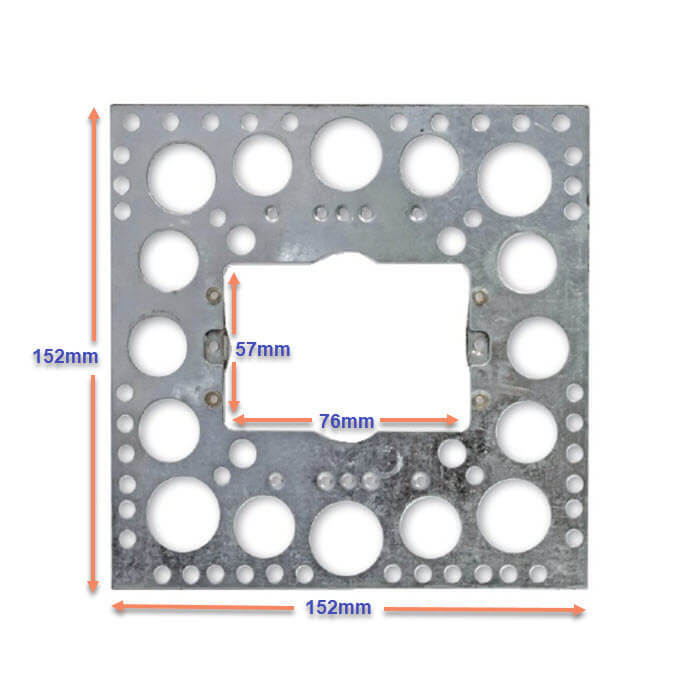 STANDARD SQUARE PLASTER BRACKET