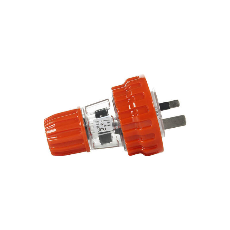 NLS 3 Pin 15A Straight Plug Flat Pin IP66 Industrial Switchgear