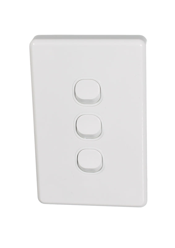 NLS 3 GANG LIGHT SWITCH