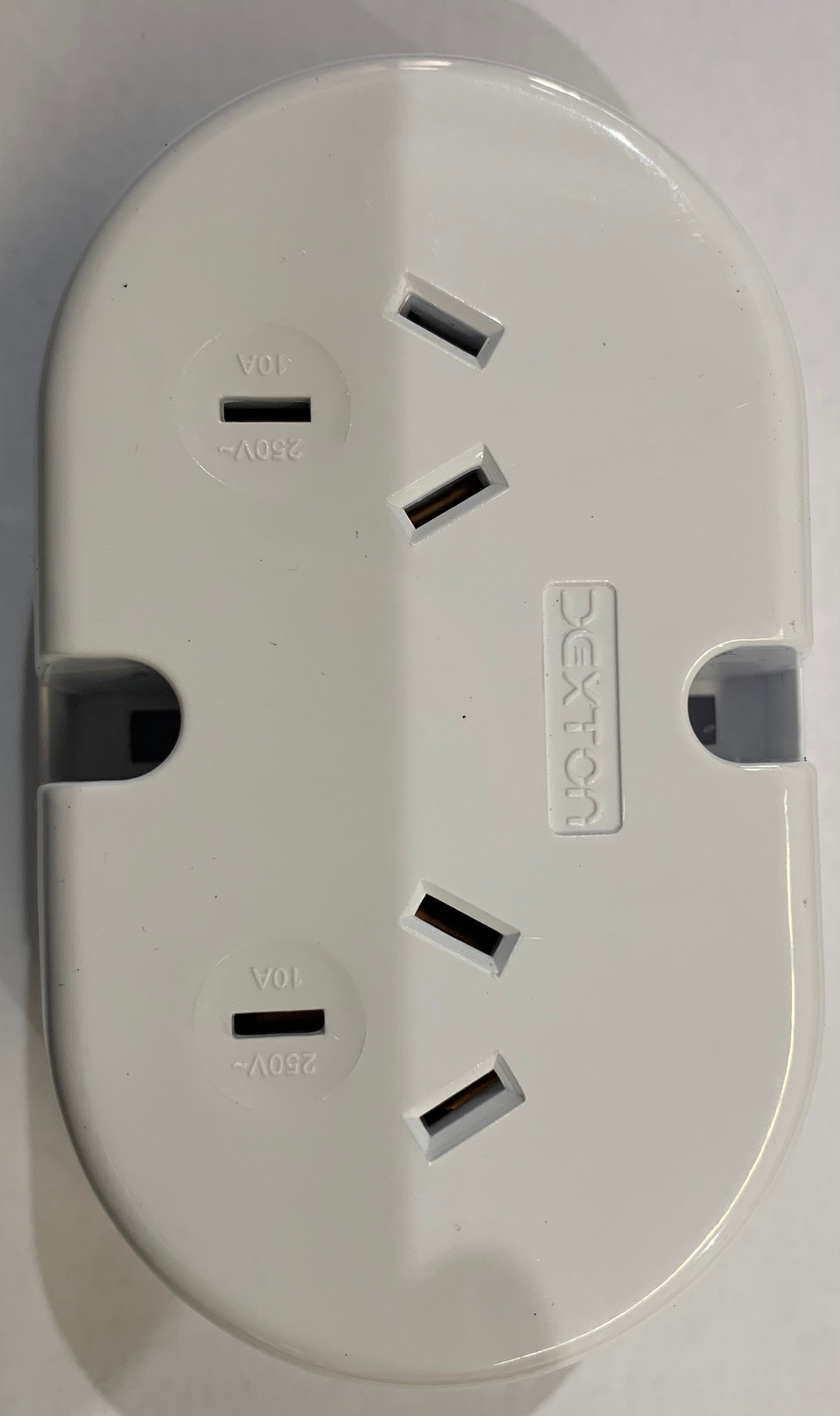 10A Double Surface Socket Outlet Plug Base