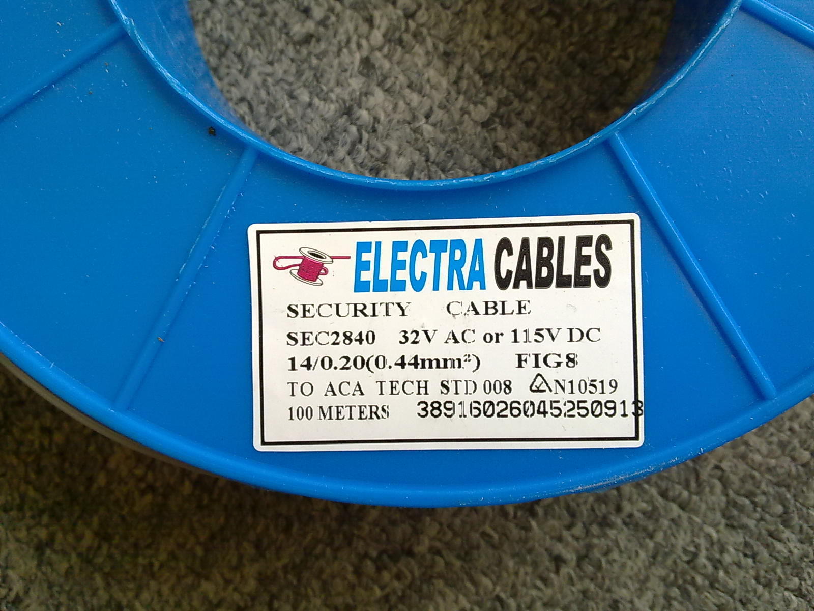 ELECTRA 0.44mm FIGURE 8 Security cable