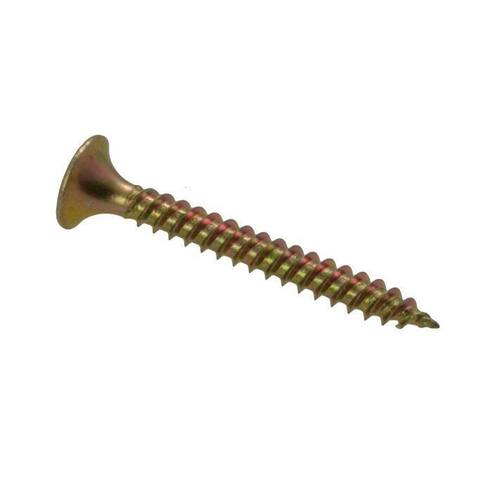 LX Plasterboard Screw 7G-18 x 45mm Zinc Yellow Bugle Head Drywall Coarse(200pk)