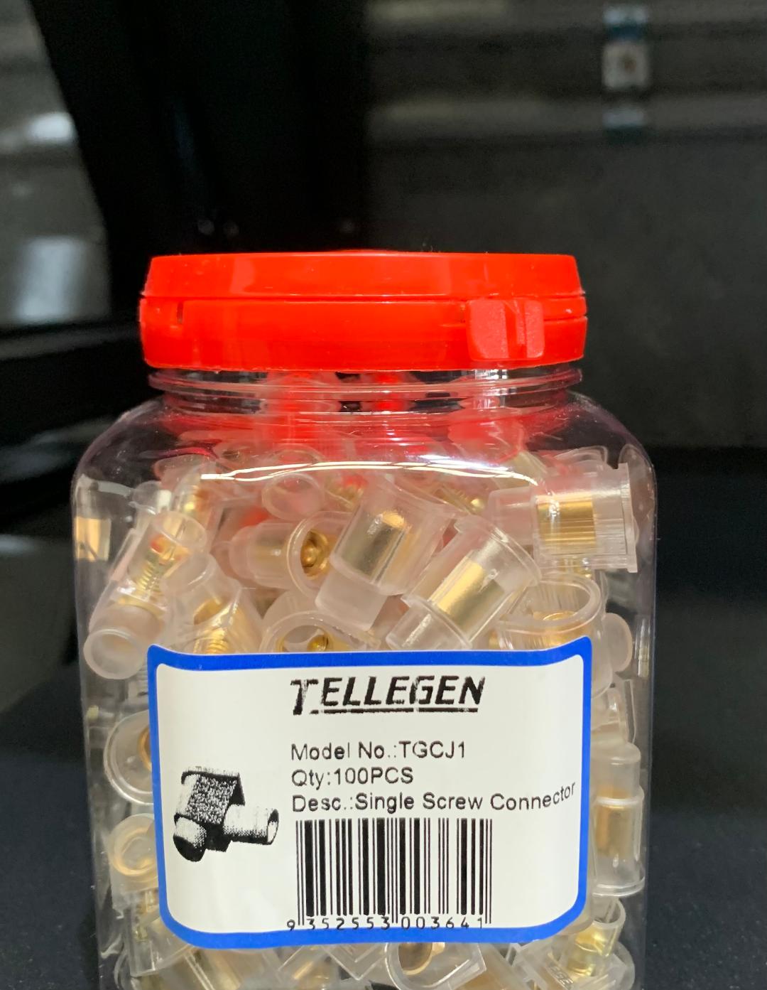 TELLEGEN SINGLE SCREW CONNECTOR 32AMP (100PCS)